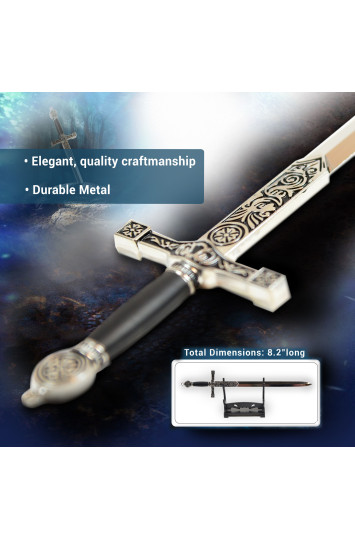 „Excalibur“ laiškų atidarytuvas su stovu